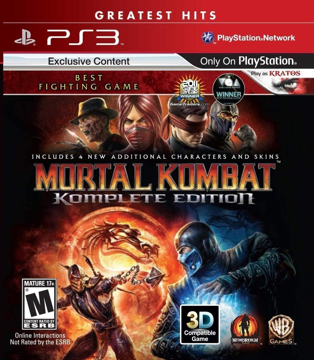 Mortal Kombat Komplete Edition - PlayStation 3, PlayStation 3